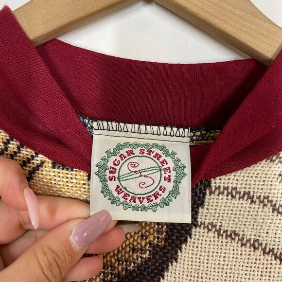 Sugar Street Weavers Sweater Texas Two Step Tapestry Pullover Art Sweater - Picture 4 of 5